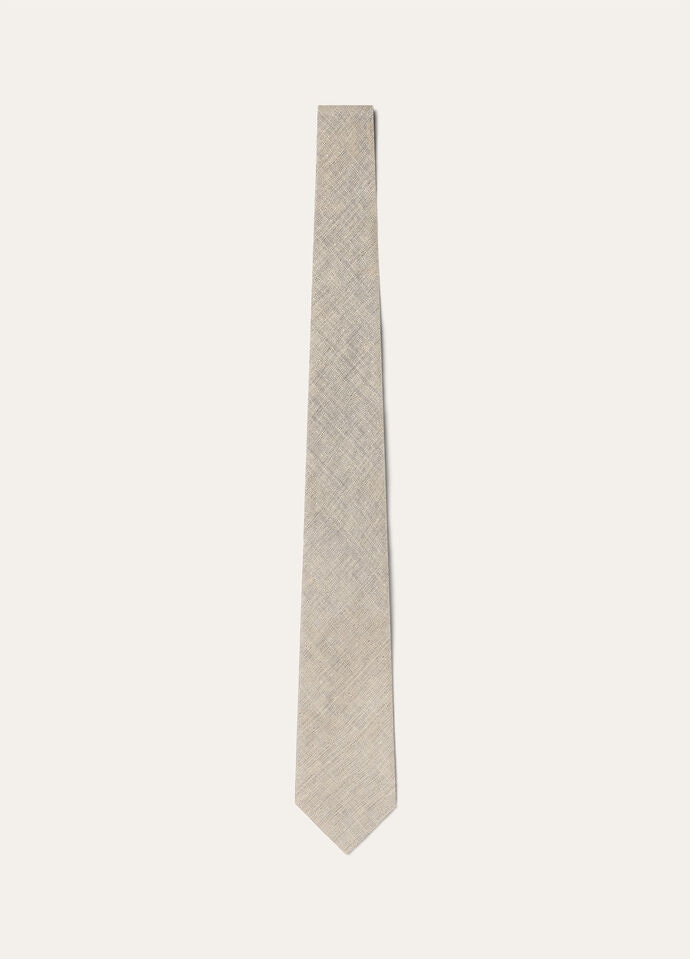 YALE TEXTURED TIE 8 LINEN SILK_FAP3222_H0ZX_NR_2