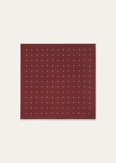 LORO PIANA POIS FOULARD 41 SILK TWILL