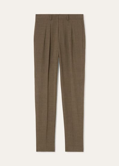 RUBEN TROUSERS WOOL SHARKSKIN