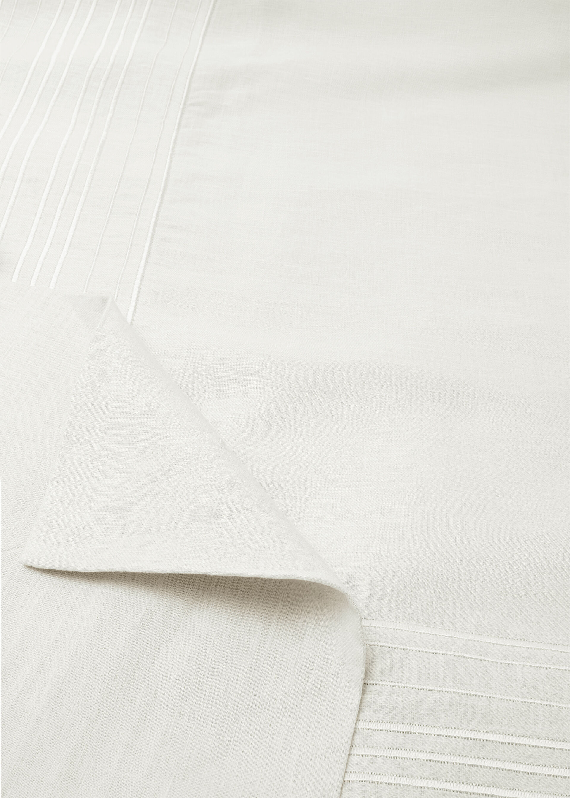 EMBROIDERED SUITCASE STRIPE TABLECLOTH 10 PAX