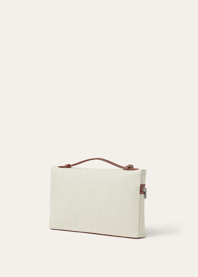 EXTRA POUCH L29 NATURAL CANVAS/ROUNDED LEATHER_FAP3262_B5FI_NR_2