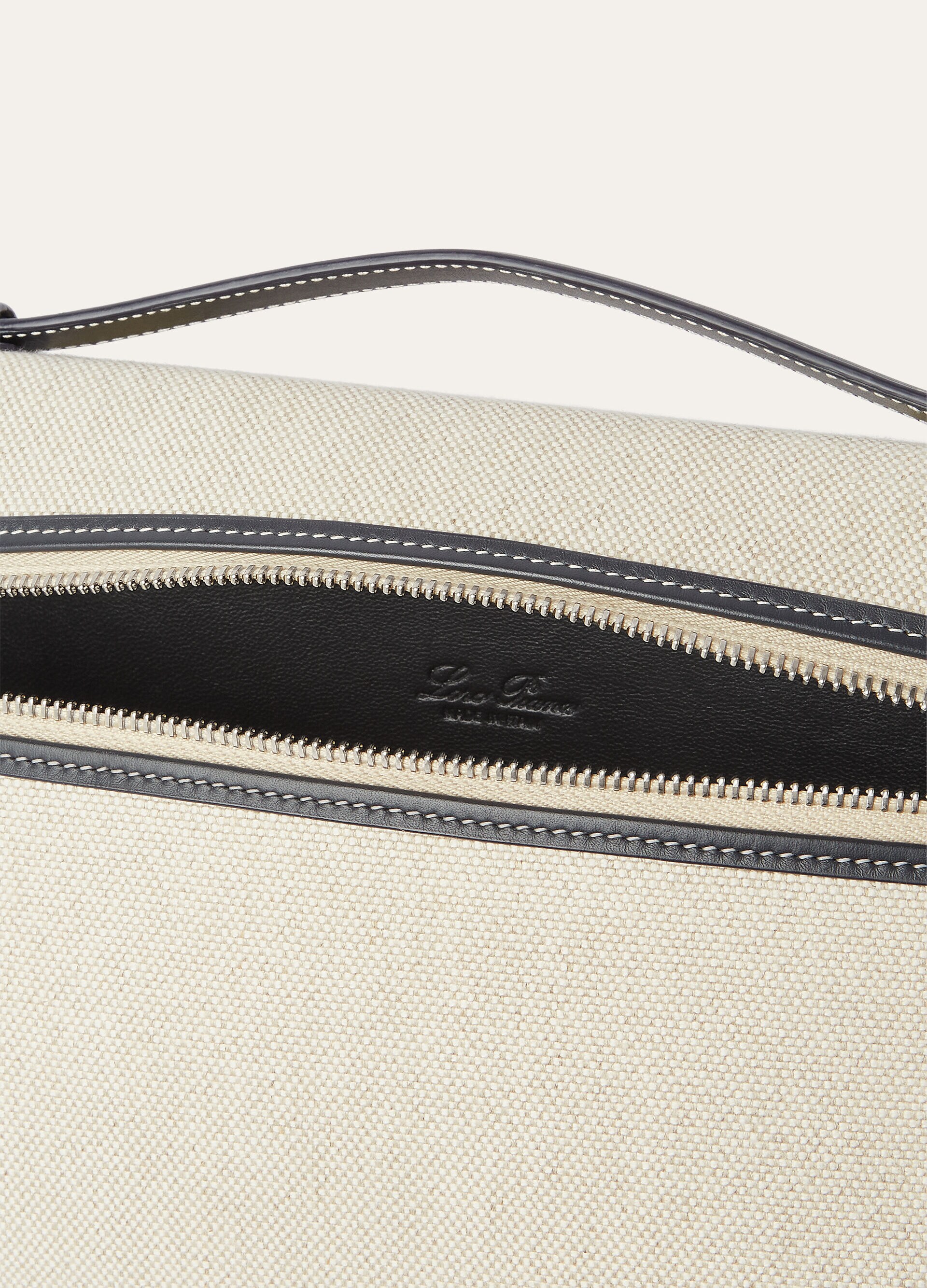 EXTRA POUCH L29 NATURAL CANVAS/ROUNDED LEATHER