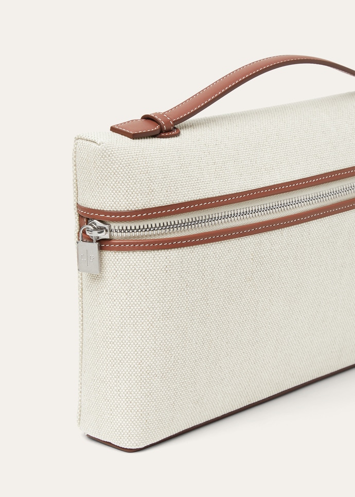 EXTRA POUCH L29 NATURAL CANVAS/ROUNDED LEATHER_FAP3262_B5FI_NR_3