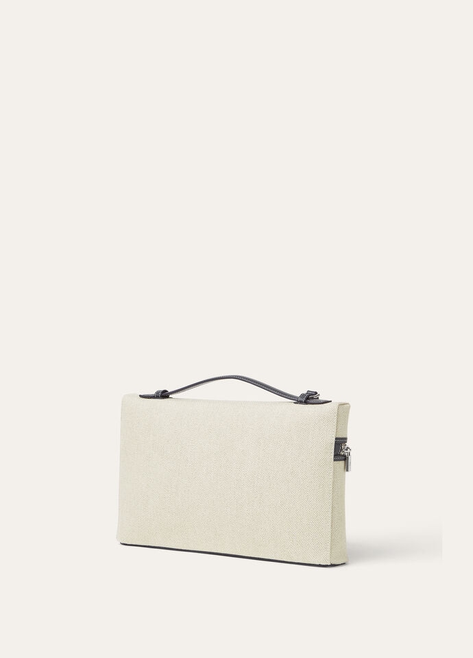 EXTRA POUCH L29 NATURAL CANVAS/ROUNDED LEATHER_FAP3262_B4MI_NR_3