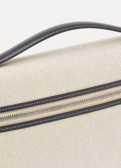 EXTRA POUCH L29 NATURAL CANVAS/ROUNDED LEATHER