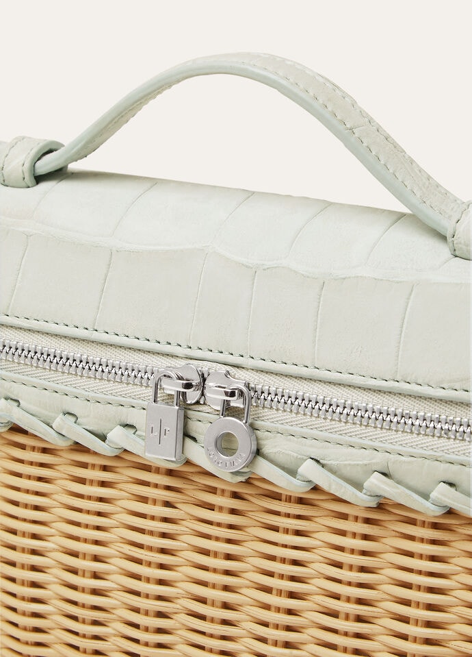 EXTRA POCKET L19 EW WICKER/NUBUCK ALLIGATOR_FAP3273_B4XE_NR_7