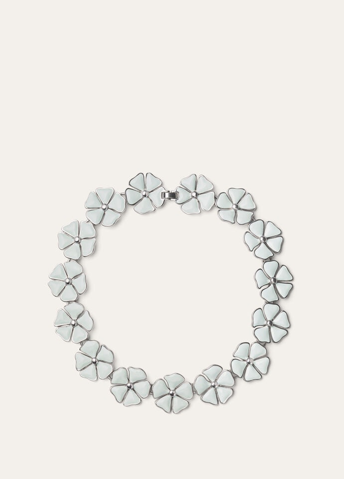 BLOOMING LINEN FLOWER NECKLACE BRASS/ENAMEL_FAP3285_60M2_NR_5