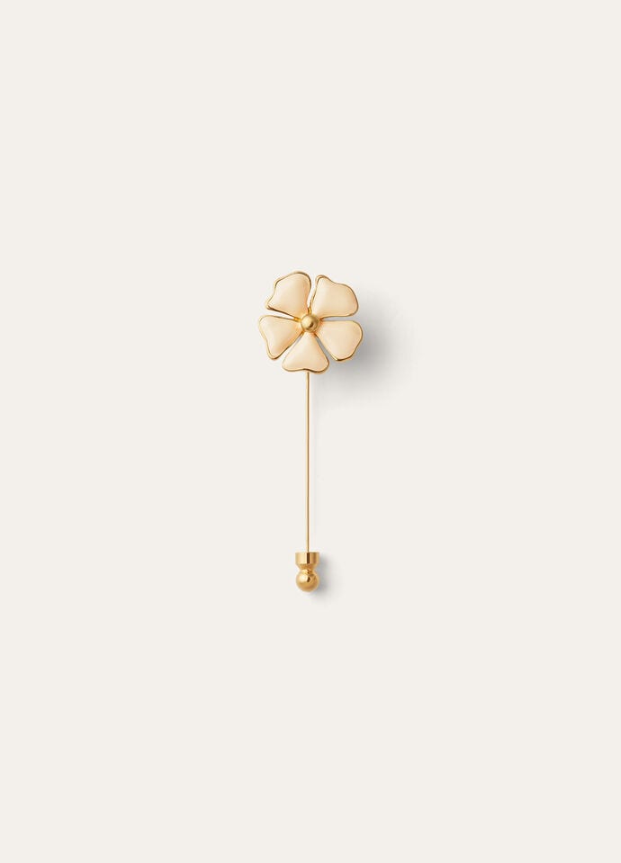 BLOOMING LINEN FLOWER PIN BRASS/ENAMEL_FAP3291_108X_NR_2