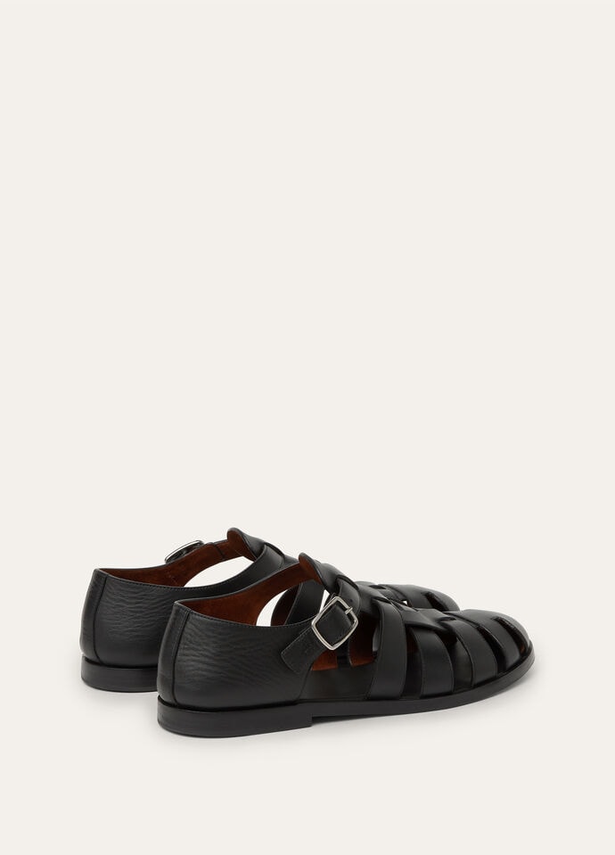 MAXIME WALK SANDAL SILKY LEATHER_FAP3296_8000_4
