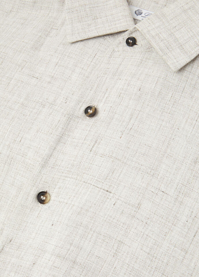 RAFFAELE SHIRT LIGHT LINEN MELANGE_FAP3334_M0U3_3