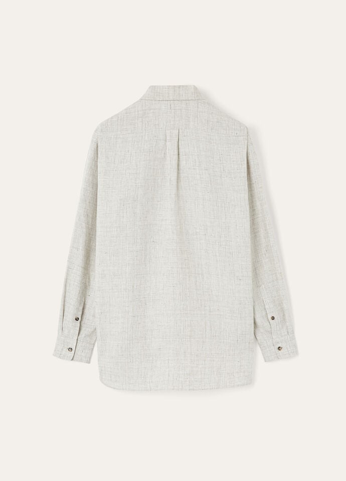RAFFAELE SHIRT LIGHT LINEN MELANGE_FAP3334_M0U3_2