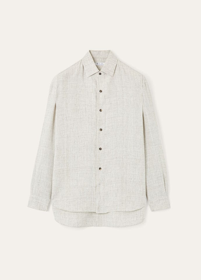 RAFFAELE SHIRT LIGHT LINEN MELANGE_FAP3334_M0U3_1