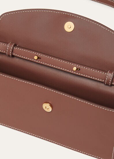 EXTRA POCHETTE ROUNDED LEATHER