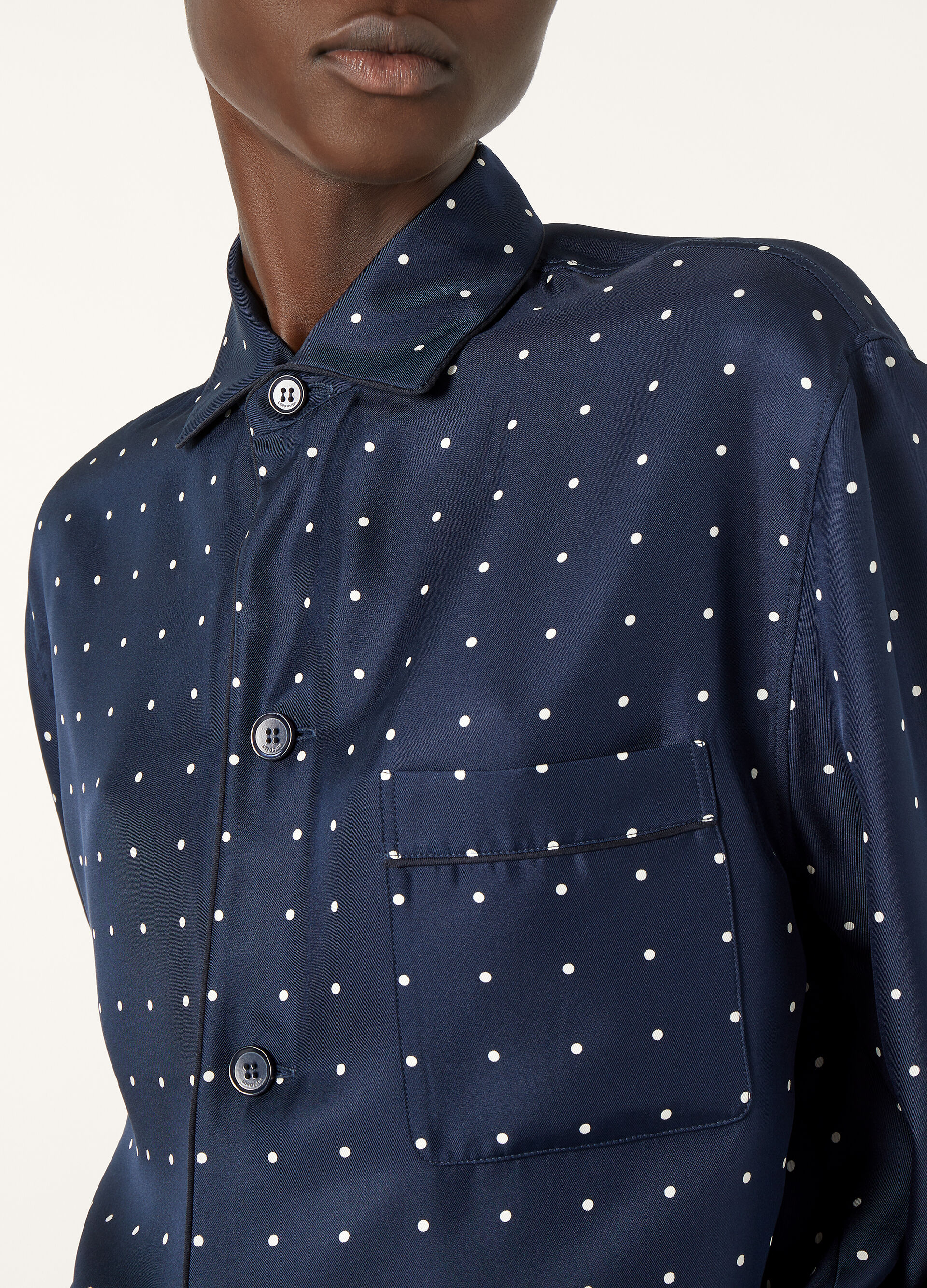 LIAN SHIRT SILK POIS
