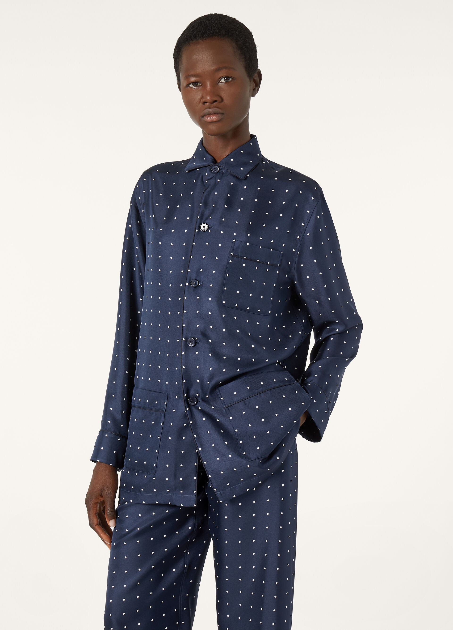 LIAN SHIRT SILK POIS