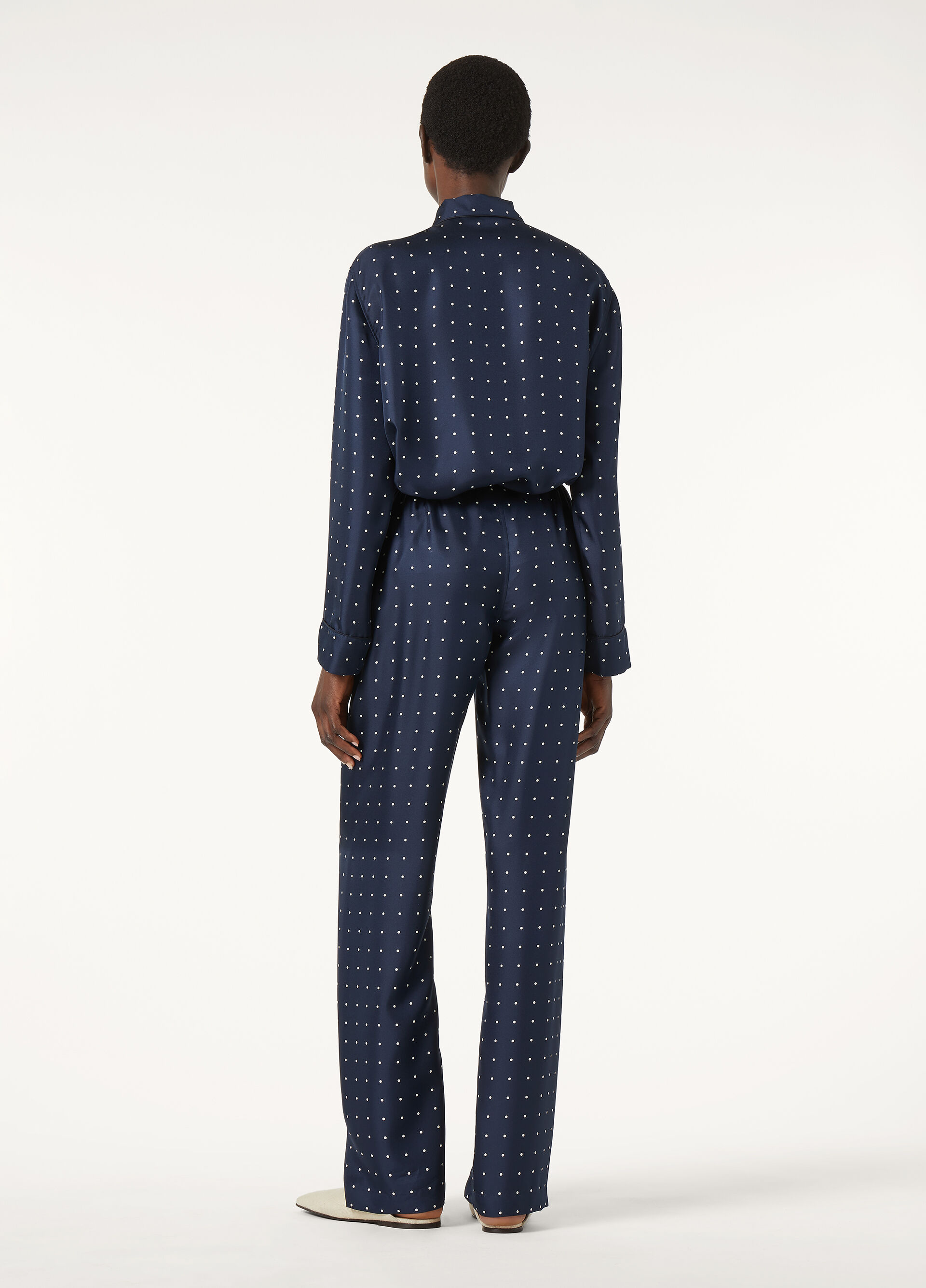 BRITTON TROUSERS SILK POIS
