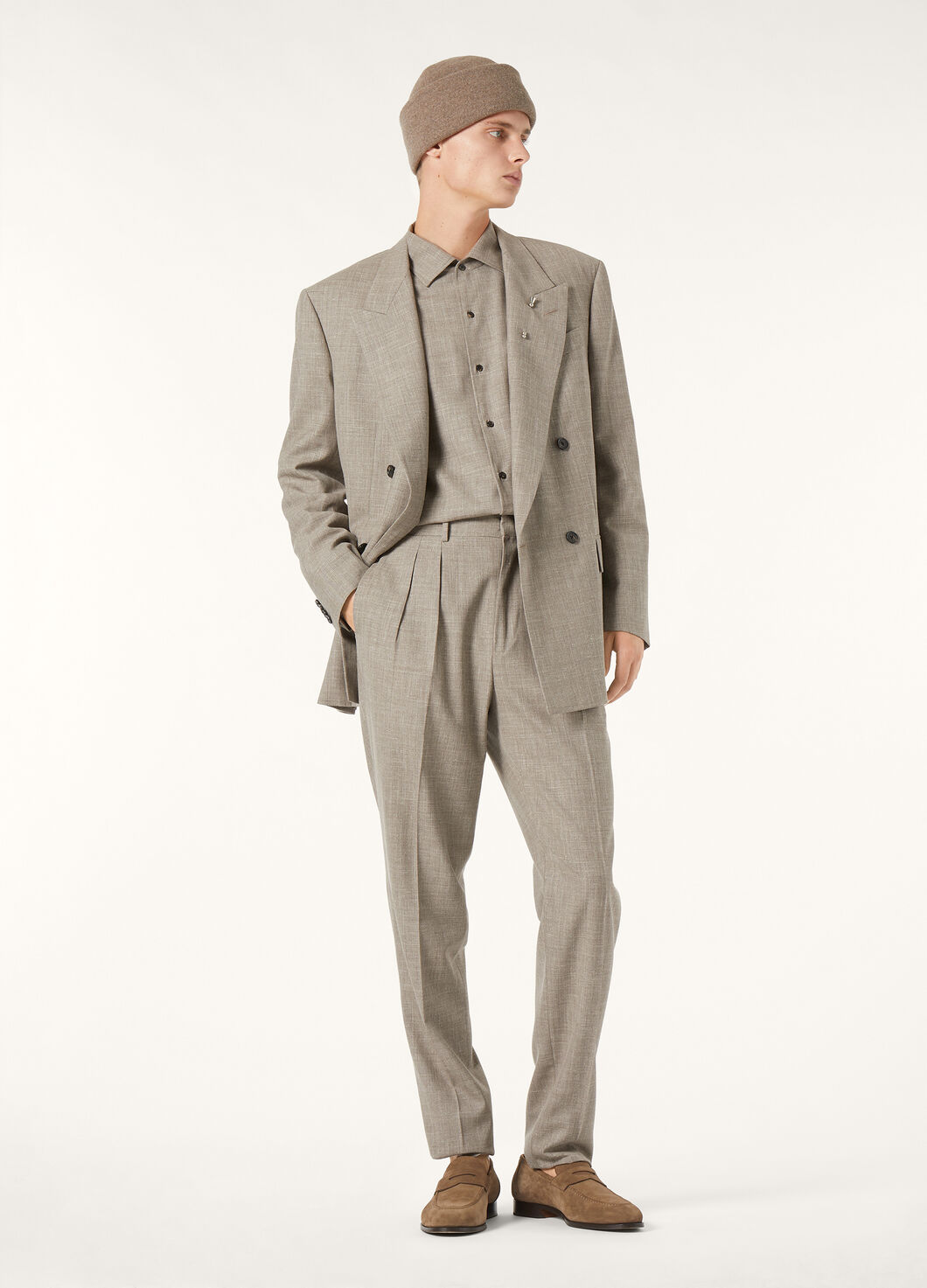 ANDRE' SHIRT PECORA NERA LINEN SILK_FAP3486_H0WC_1