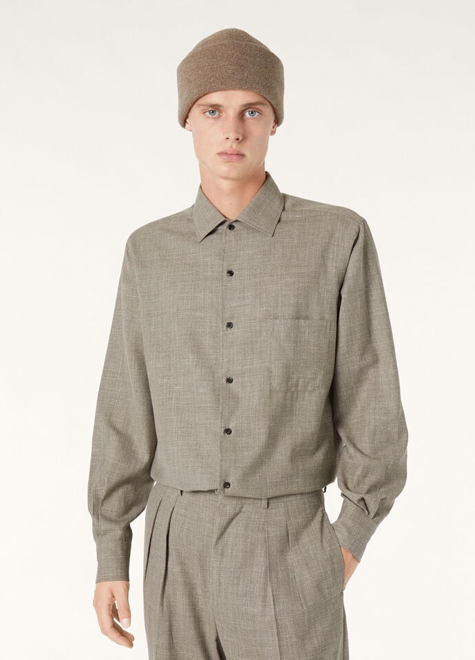ANDRE' SHIRT PECORA NERA LINEN SILK_FAP3486_H0WC_3