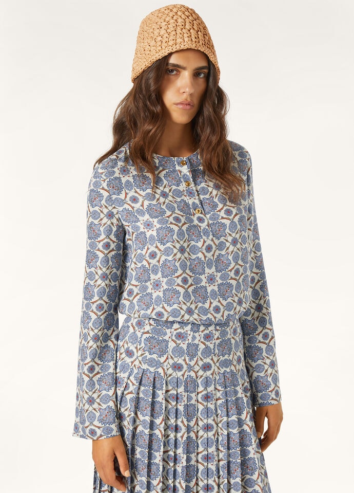 ANTONELLA SHIRT FLOWER ECHOES SILK_FAP3573_T1N6_3