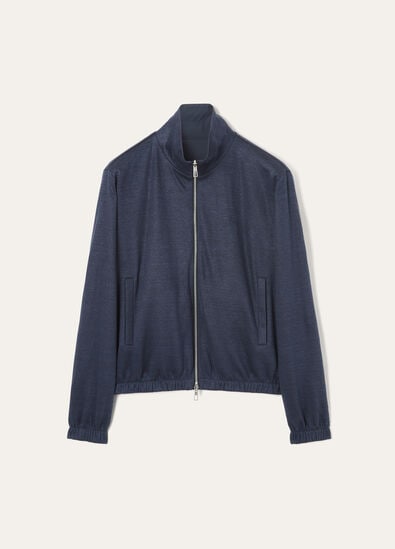 LORO PIANA BOMBER WIND/JERSEY LINEN