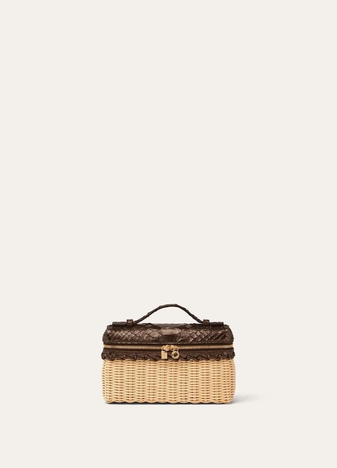 EXTRA POCKET L19 EW WICKER/PYTHON_FAP3597_B4XU_NR_2