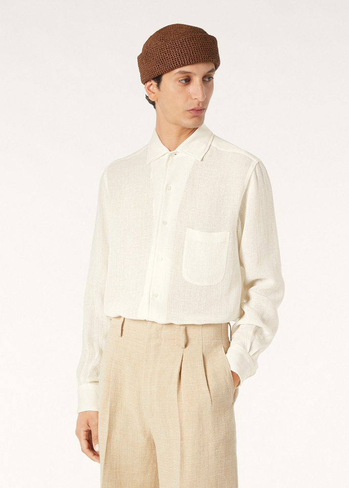ANDRE' SHIRT LIGHT LINEN CREPE_FAP3610_1005_3