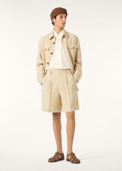 ANDRE' SHIRT LIGHT LINEN CREPE