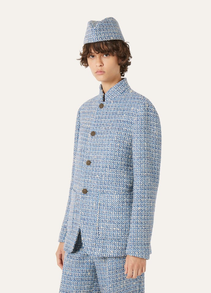 SPAGNA SB JACKET MY SUMMER TWEED_FAP3617_F6SV_3