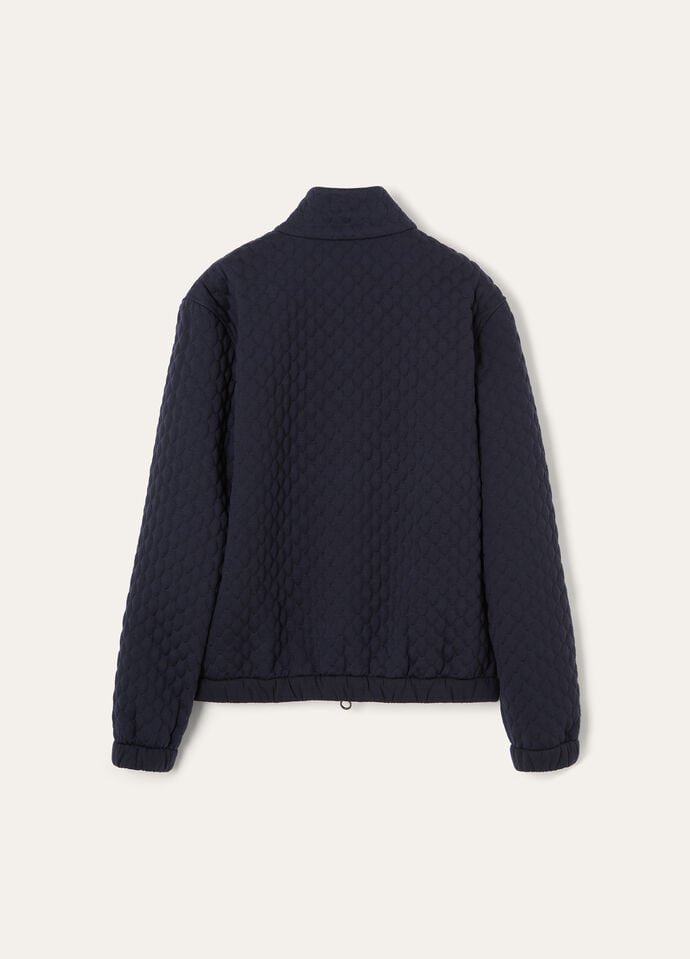 Loro Piana Bomber Wish® Wool Navy Blue | Loro Piana HK
