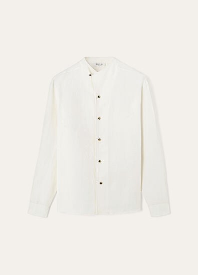 EMANUEL SHIRT LIGHT LINEN SILK