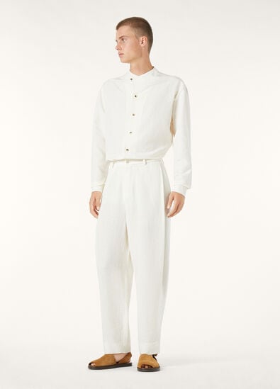 EMANUEL SHIRT LIGHT LINEN SILK