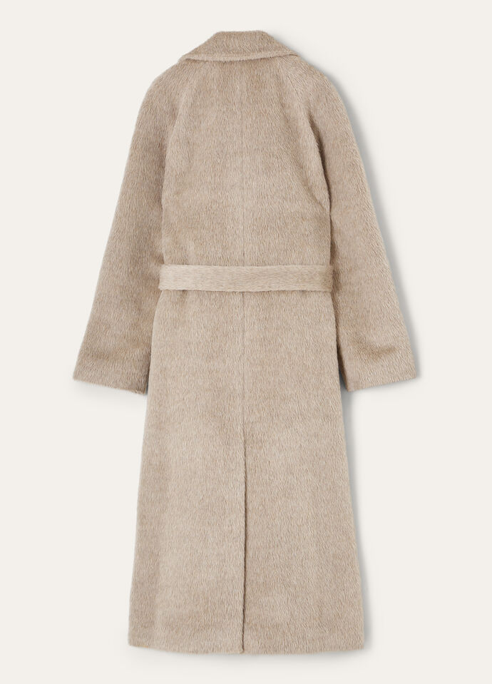 Foster Coat Alpaca, Virgin Wool Lotus Pod | Loro Piana