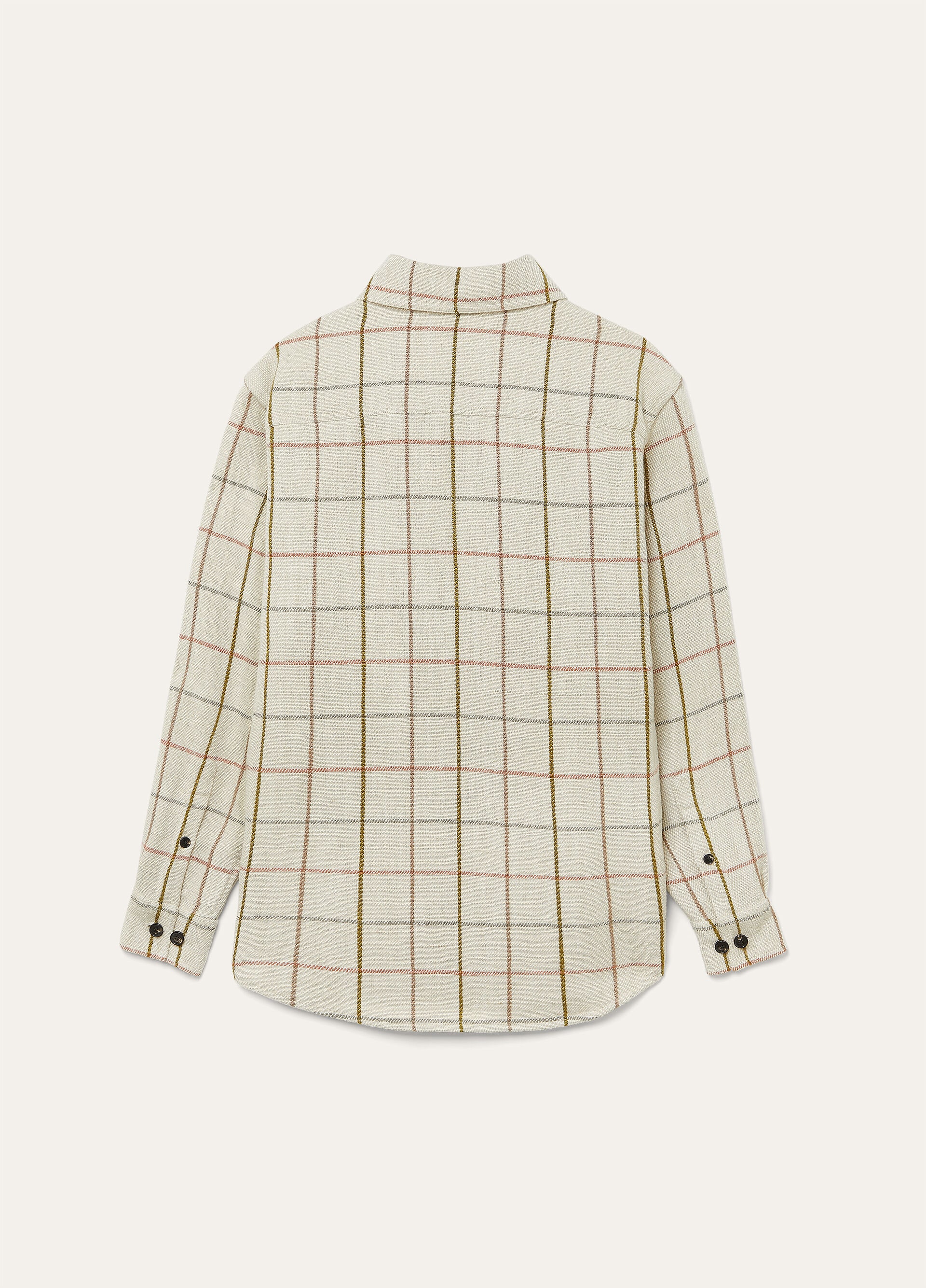 GENEVE OVERSHIRT LINEN CANVAS OVERCHECKED