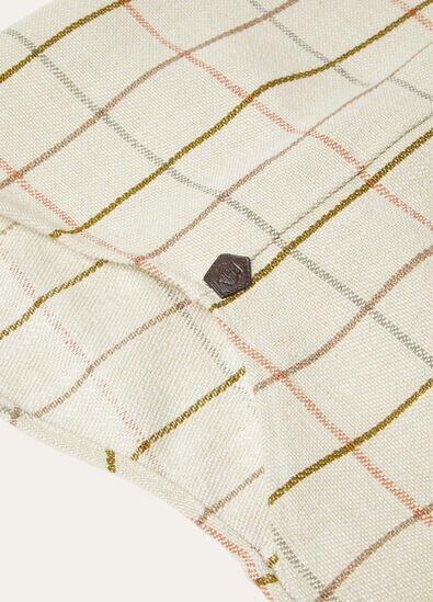 GENEVE OVERSHIRT LINEN CANVAS OVERCHECKED