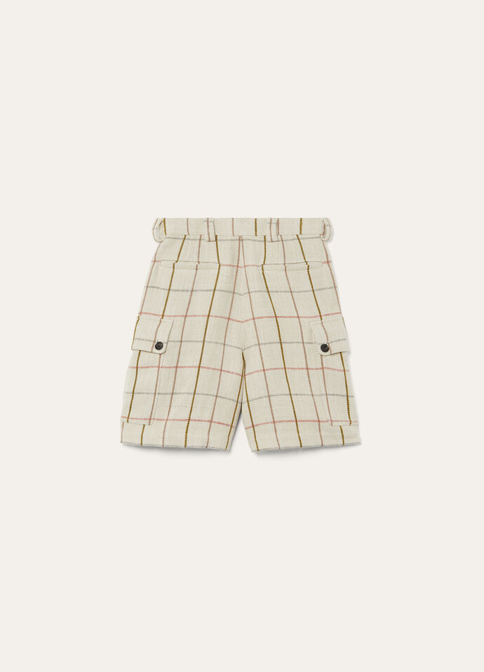 WILLY BERMUDA LINEN CANVAS OVERCHECKED_FAP3661_F068_2