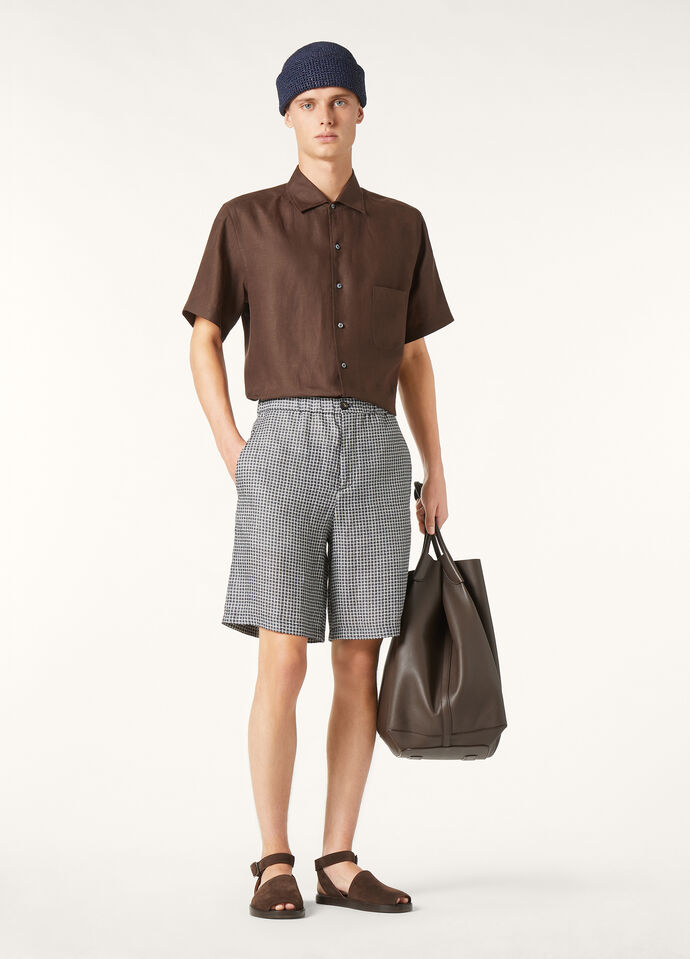 EMANUELE BERMUDA SESTIERI LINEN_FAP3686_T1QV_1