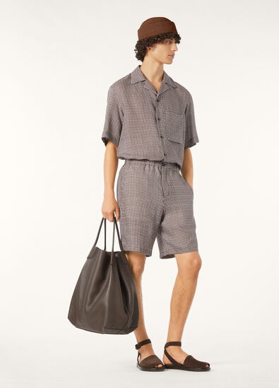 EMANUELE BERMUDA SESTIERI LINEN
