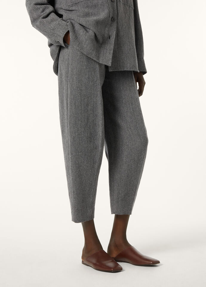 Loro Piana Men's Carlo Hyannis Straight Cotton Trousers