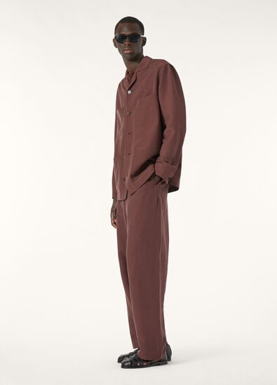 DAVIS TROUSERS LIGHT LINEN SILK