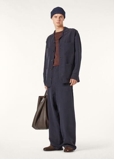DAVIS TROUSERS LIGHT LINEN SILK