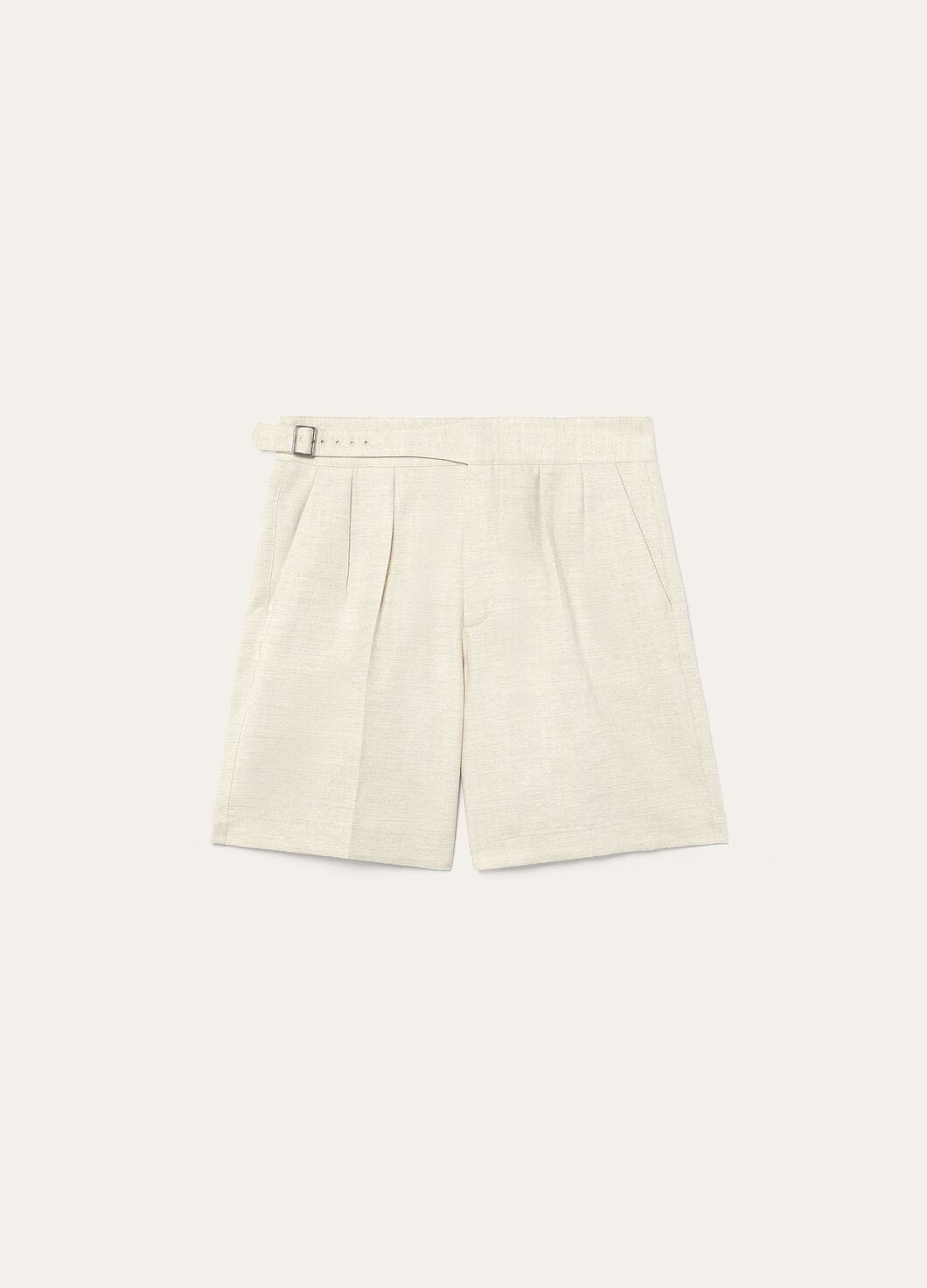 NYUZEN BERMUDA TEXTURED COTTON LINEN