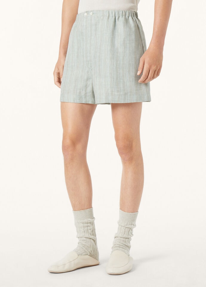 SEDLER BERMUDA LINEN HERRINGBONE STRIPE_FAP3759_F6OU_3