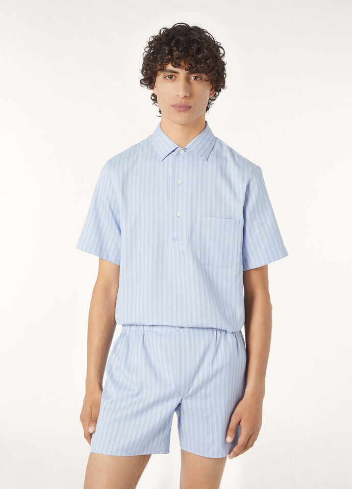 LORAIN SHIRT MC COTTON SILK STRIPE_FAP3788_F6OX_3