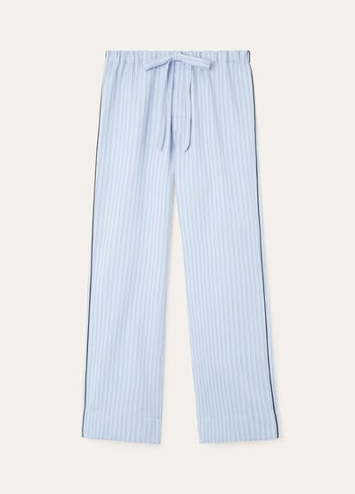 ALEXY TROUSERS COTTON SILK STRIPE