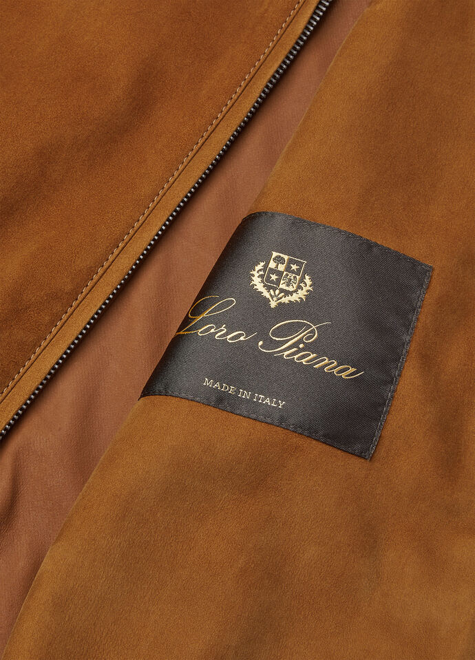 Loro Piana Bomber Kidskin Cocoa | Loro Piana US
