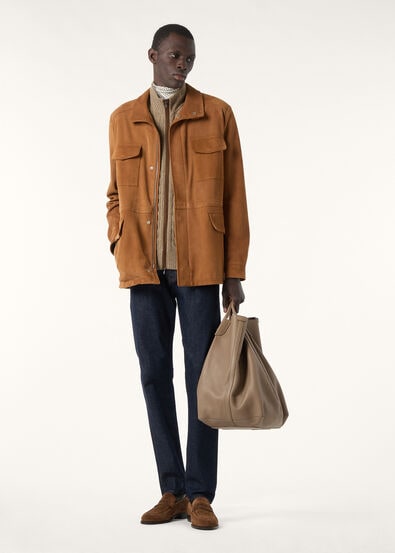 TRAVELLER FIELD JACKET INT NATURAL FULL-GRAIN L