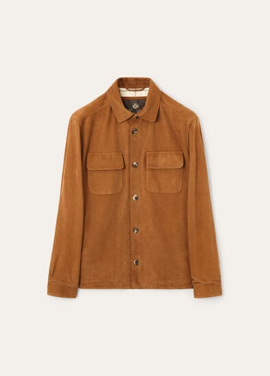 LORO PIANA OVERSHIRT LOWERED SUEDE