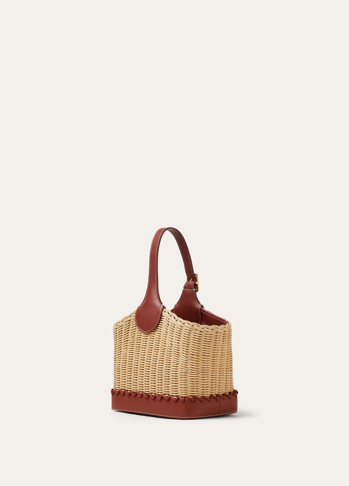 BOBBIN BUCKET WICKER/ROUNDED LEATHER_FAP3924_B4K8_NR_3