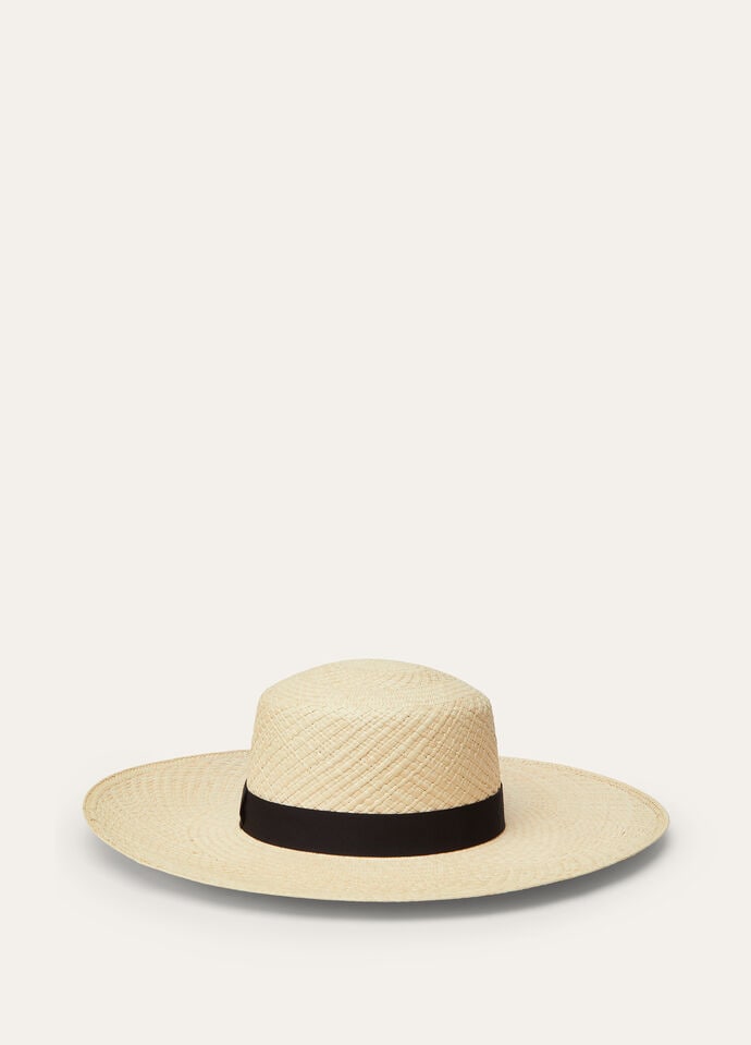 ANITA HAT DOUBLE WAVED STRAW_FAP3946_A802_3