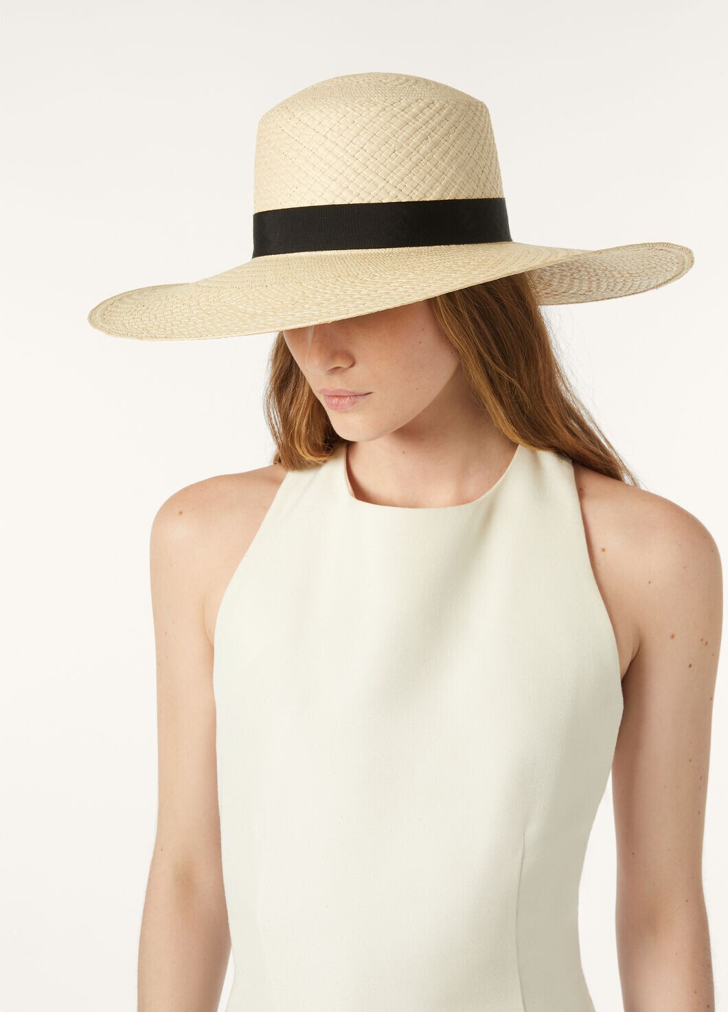 ANITA HAT DOUBLE WAVED STRAW